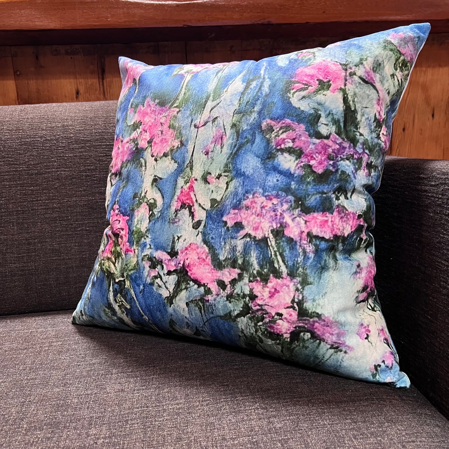 Art Pillow Case - Blue Sky Garden