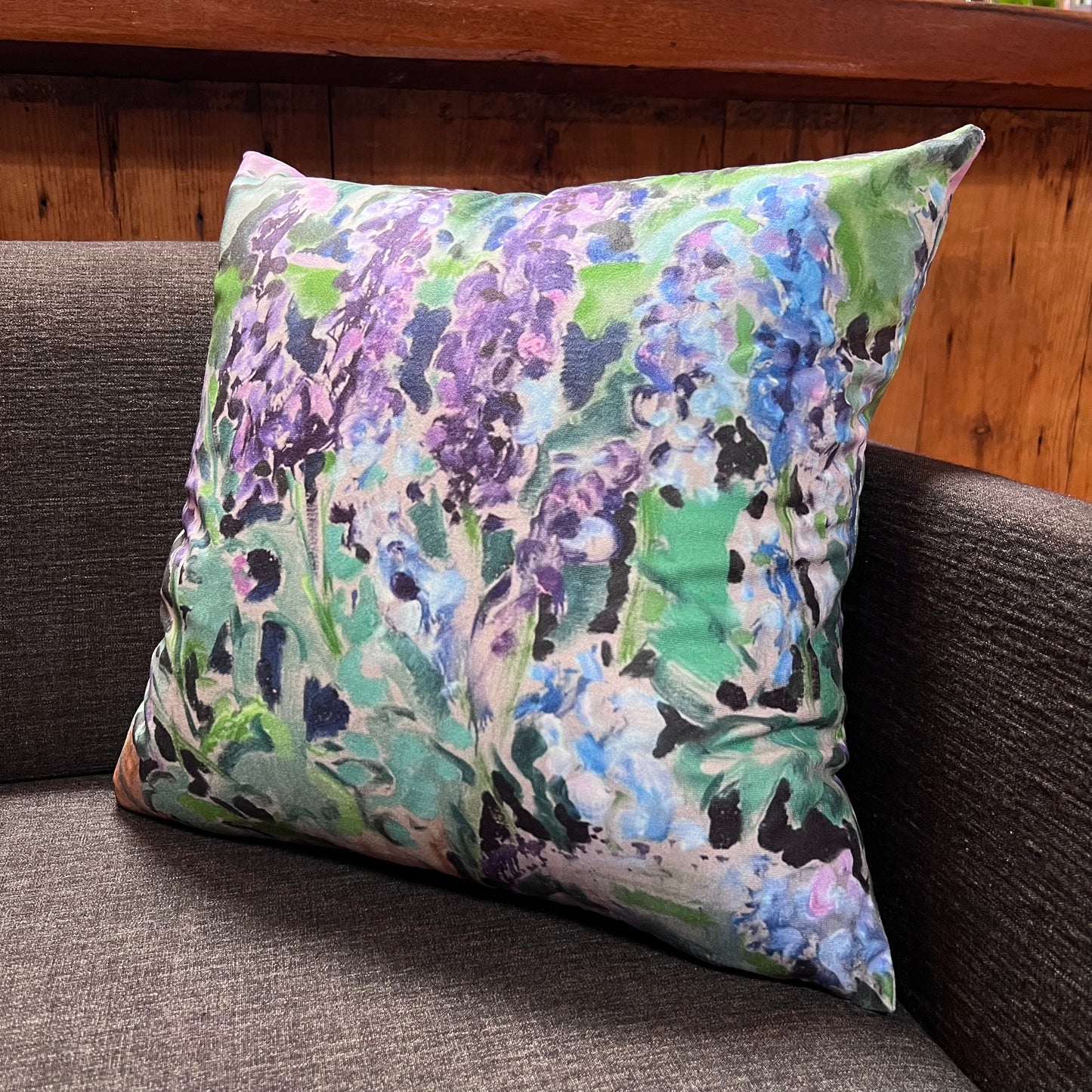 Art Pillow Case - Delphinium Garden